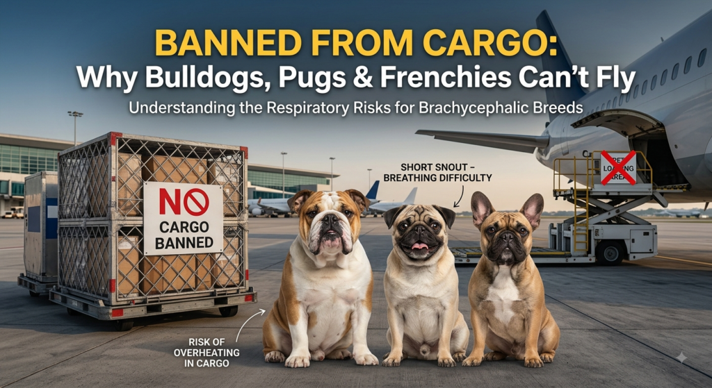 brachycephalic dogs banned from cargo